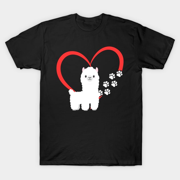 Cute Baby Alpaca T-Shirt by Imutobi